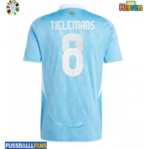 Belgien Youri Tielemans #8 Auswärtstrikot EM 2024 Kurzarm